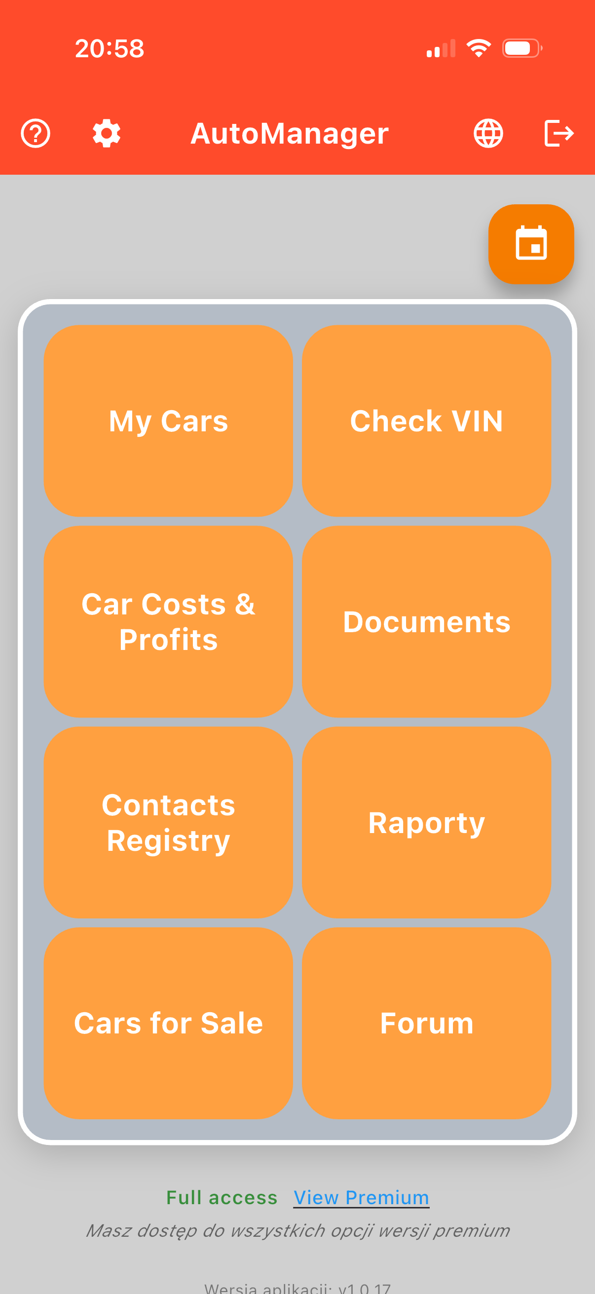 Auto Manager screenshot 1